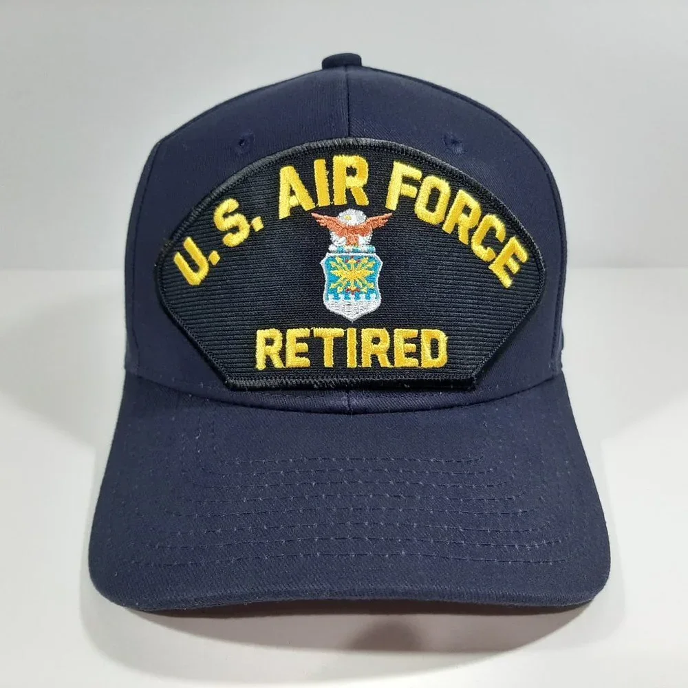 U.S. Air Force Retired Embroidered Patch Hat Baseb